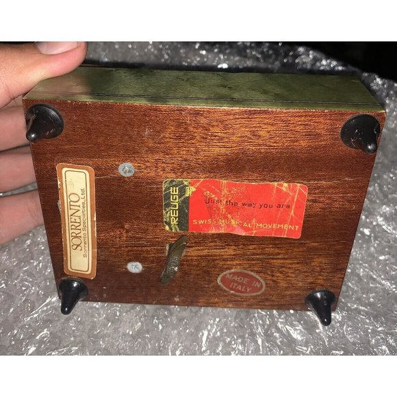 Vintage Sorrento Reuge Swiss Handcrafted 18 Note Wind-Up Trinket Music Box RARE - Picture 8 of 8